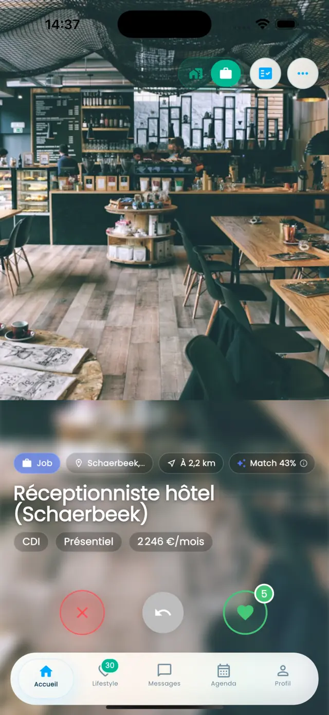 Offre d'emploi avec salaire et contrat dans Findli